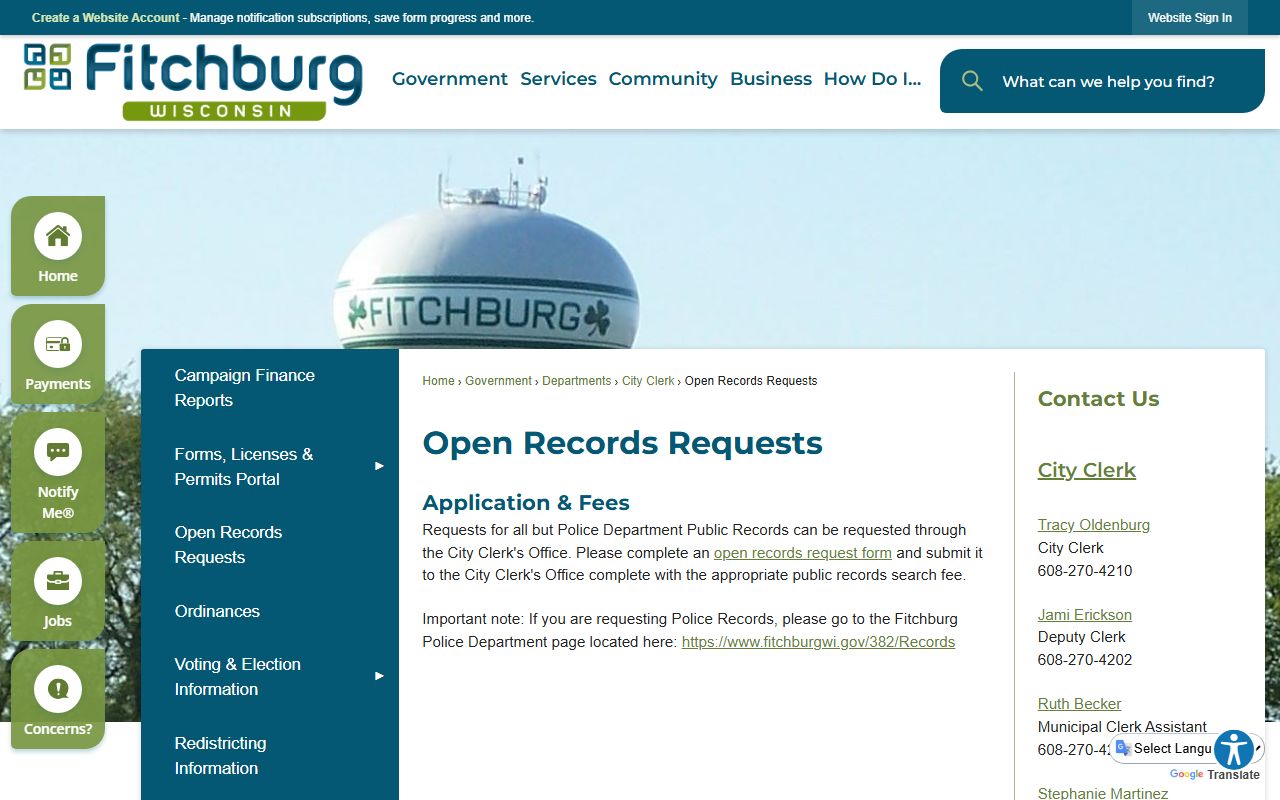 Fitchburg Divorce Records Fitchburg Open Records Requests