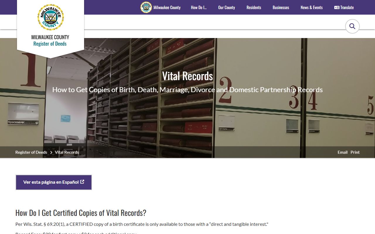 Milwaukee Divorce Records Milwaukee County Register of Deeds