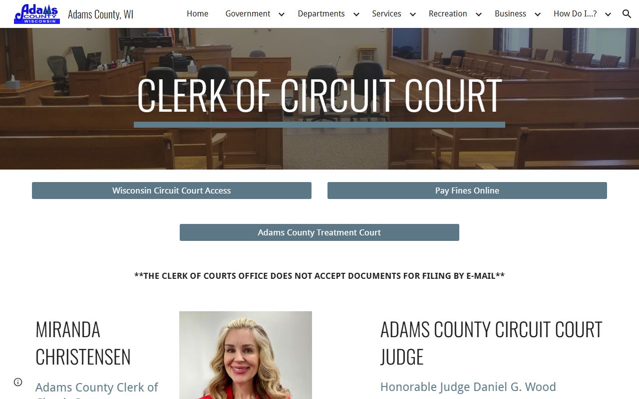 Adams County Divorce Records Clerk of Circuit Court