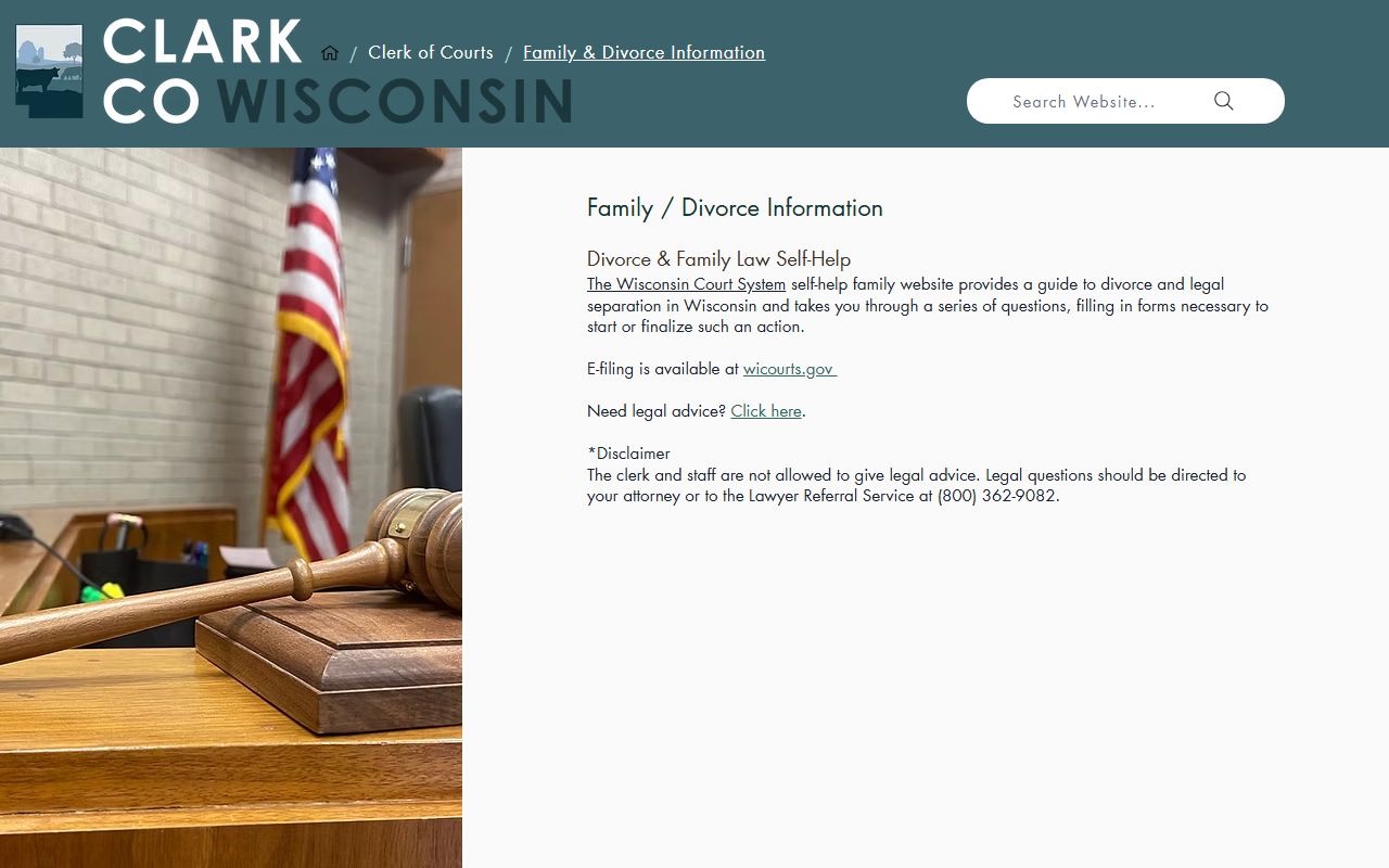 Clark County Divorce Records family and divorce page