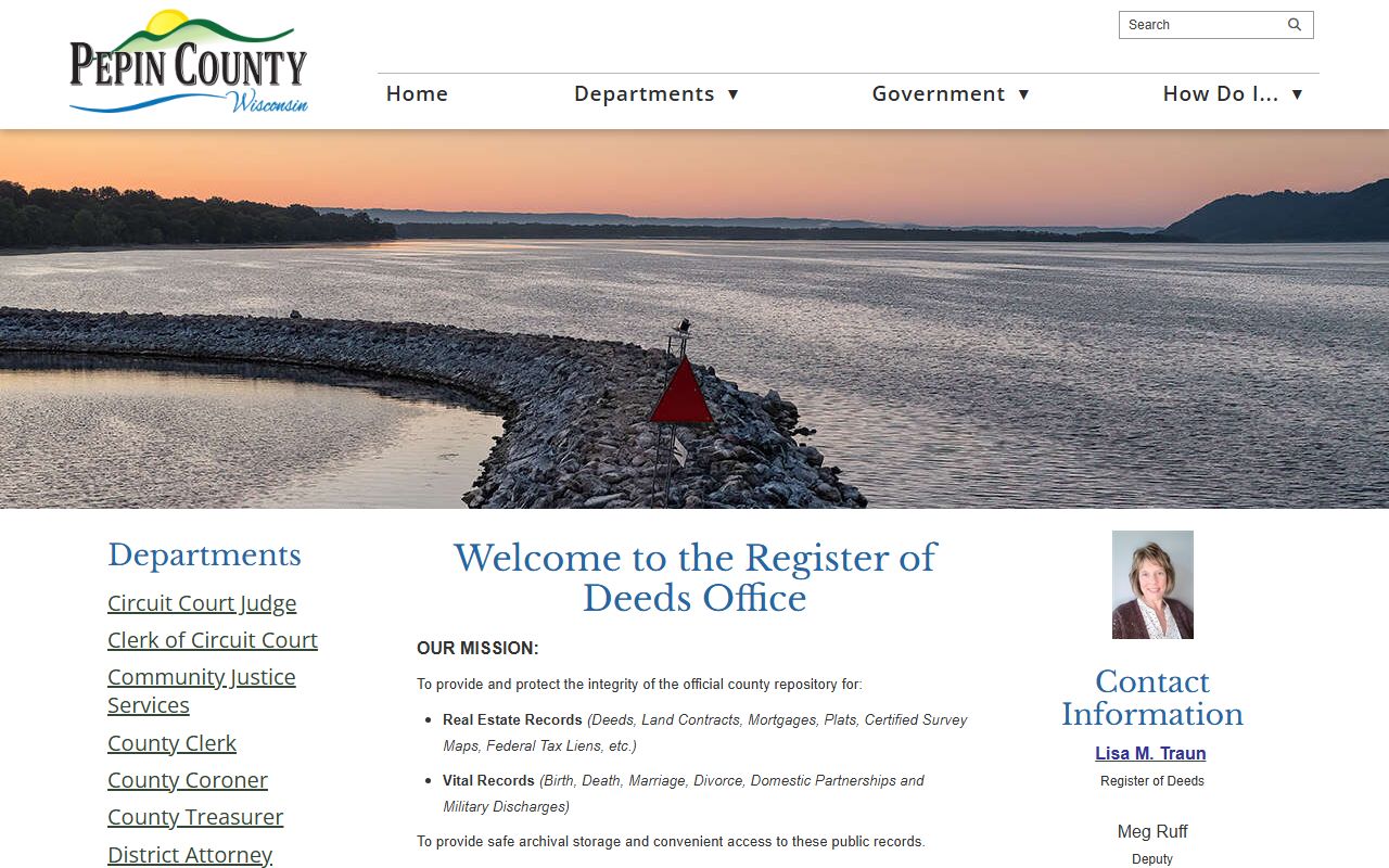 Pepin County Divorce Records register of deeds