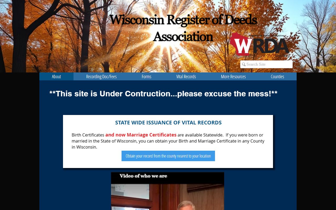 Wisconsin Divorce Records Wisconsin Register of Deeds Association